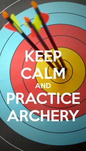 Keep Calm and Practice Archery at Peter Ashley Activity Centres