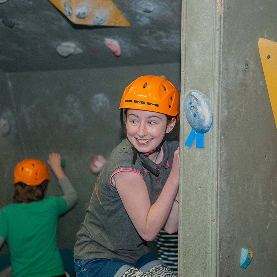 Bouldering/Climbing Wall at Fort Purbrook